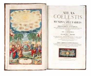  Doppelmayr Johann Gabriel : Atlas coelestis in quo mundus spectabilis et in eodem stellarum omnium Phoenomena Notabilia circa ipsarum lumen figuram, faciem, motum, eclipses...  - Auction Graphics & Books - Libreria Antiquaria Gonnelli - Casa d'Aste - Gonnelli Casa d'Aste