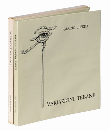  Clerici Fabrizio : Variazioni tebane su Thamos, Knig in Aegypten. Testi di Dominique Fernandez e Tommaso Chiaretti. Libro d'Artista, Figurato, Collezionismo e Bibliografia, Collezionismo e Bibliografia  Fernandez Dominique, Tommaso Chiaretti  - Auction Graphics & Books - Libreria Antiquaria Gonnelli - Casa d'Aste - Gonnelli Casa d'Aste