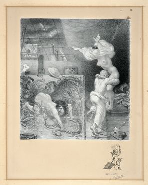  Adolphe-Lon Willette  (Chlons sur Marne, 1857 - Parigi, 1926) : I 7 peccati capitali.  - Asta Grafica & Libri - Libreria Antiquaria Gonnelli - Casa d'Aste - Gonnelli Casa d'Aste