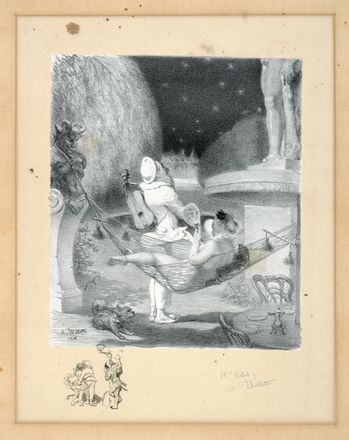  Adolphe-Léon Willette  (Châlons sur Marne, 1857 - Parigi, 1926) : I 7 peccati capitali.  - Asta Grafica & Libri - Libreria Antiquaria Gonnelli - Casa d'Aste - Gonnelli Casa d'Aste