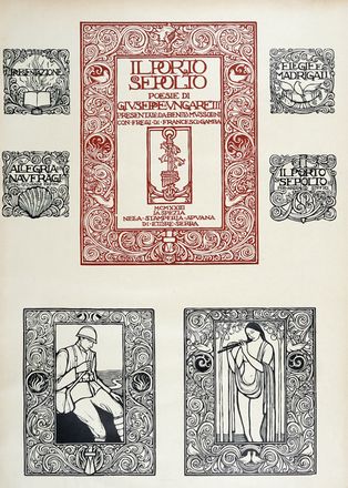  Cesare Ratta  (Bologna, 1857 - 1938) [e altri] : La moderna xilografia italiana. Venticinque tavole incise da artisti del   bulino. Seconda cartella.  Francesco Sapori, Gino Barbieri  (Cesena, 1885 - Monte Zomo, 1917), Carlo Guarnieri  (Campiglia Marittima, 1892 - Grosseto, 1988), Giuseppe Torelli, Paolo Paschetto  - Asta Grafica & Libri - Libreria Antiquaria Gonnelli - Casa d'Aste - Gonnelli Casa d'Aste