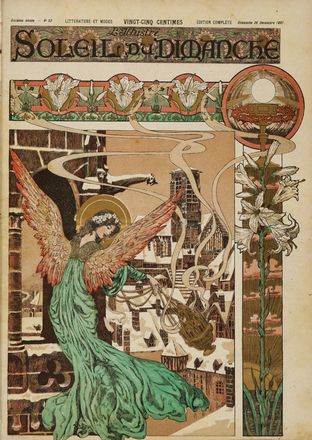  Alphonse Mucha  (Ivan?ice, 1860 - Praga, 1939) : L'Illustré Soleil du Dimanche.  - Auction Graphics & Books - Libreria Antiquaria Gonnelli - Casa d'Aste - Gonnelli Casa d'Aste