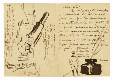  Stanghellini Arturo Arturo : 2 cartoline e 4 lettere con disegni, 1 testo poetico e 1 disegno sciolto. Letteratura italiana, Letteratura  - Auction Graphics & Books - Libreria Antiquaria Gonnelli - Casa d'Aste - Gonnelli Casa d'Aste