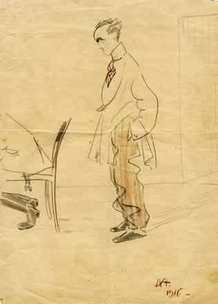  Stanghellini Arturo Arturo : 2 cartoline e 4 lettere con disegni, 1 testo poetico e 1 disegno sciolto. Letteratura italiana, Letteratura  - Auction Graphics & Books - Libreria Antiquaria Gonnelli - Casa d'Aste - Gonnelli Casa d'Aste