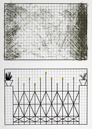  Aldo Mondino  (Torino, 1938 - 2005) : Lotto composto di 2 incisioni.  - Asta Grafica & Libri - Libreria Antiquaria Gonnelli - Casa d'Aste - Gonnelli Casa d'Aste