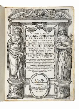  Rocca Angelo : Commentarius pro. re. domestica... Religione, Filosofia, Teologia, Religione  - Auction Graphics & Books - Libreria Antiquaria Gonnelli - Casa d'Aste - Gonnelli Casa d'Aste