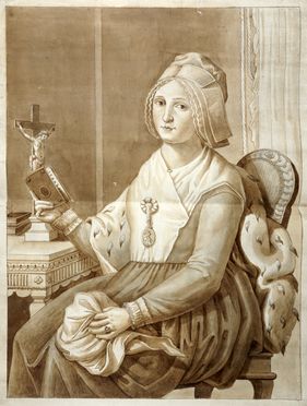  Anonimo primo quarto del secolo XIX : Ritratto di Papa Pio VII.  - Asta Grafica & Libri - Libreria Antiquaria Gonnelli - Casa d'Aste - Gonnelli Casa d'Aste