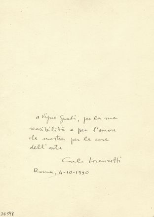  Carlo Lorenzetti  (Roma, 1934) : Composizione.  - Auction Graphics & Books - Libreria Antiquaria Gonnelli - Casa d'Aste - Gonnelli Casa d'Aste