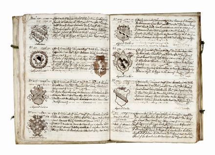  Fantoni Giovanni Vinicio : Raccolta de' nomi de Podest� / di Castiglion Fiorentino [?].  - Asta Grafica & Libri - Libreria Antiquaria Gonnelli - Casa d'Aste - Gonnelli Casa d'Aste