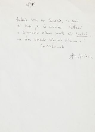 Spatola Adriano : L'obl. Romanzo.  Pier Luigi Ferro  - Asta Grafica & Libri - Libreria Antiquaria Gonnelli - Casa d'Aste - Gonnelli Casa d'Aste