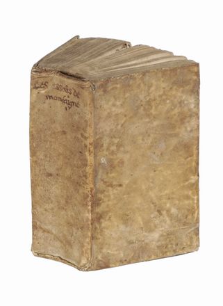  Montaigne Michel Eyquem (de) : Les essais [...] Edition nouvelle enrichie danotations en marge corrigee & augmentee dun tiers outre les precedents impressions...  Jacques Honervogt  ( - 1663)  - Asta Grafica & Libri - Libreria Antiquaria Gonnelli - Casa d'Aste - Gonnelli Casa d'Aste