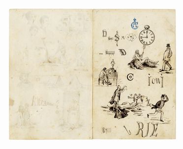  Anonimo del XIX secolo : Rebus.  - Asta Grafica & Libri - Libreria Antiquaria Gonnelli - Casa d'Aste - Gonnelli Casa d'Aste