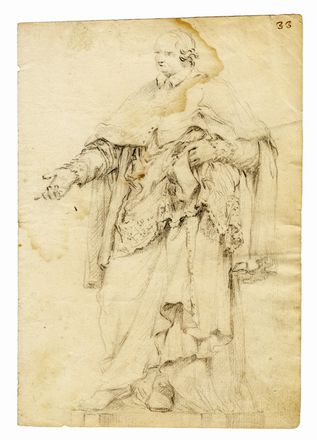  Autori vari : Lotto di tre disegni XVII-XVIII secolo.  - Auction Graphics & Books - Libreria Antiquaria Gonnelli - Casa d'Aste - Gonnelli Casa d'Aste