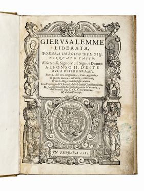  Tasso Torquato : La Gierusalemme liberata... Classici, Letteratura  - Auction Graphics & Books - Libreria Antiquaria Gonnelli - Casa d'Aste - Gonnelli Casa d'Aste