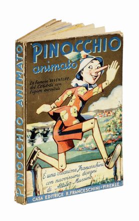  Collodi Carlo : Pinocchio animato. Grande albo delle avventure del famoso burattino...  Attilio Mussino  - Asta Grafica & Libri - Libreria Antiquaria Gonnelli - Casa d'Aste - Gonnelli Casa d'Aste