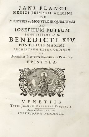  Colonna Fabio : Phytobasanos cui accessit Vita Fabi et Lynceorum notitia adnotationesque in Phytobasanon Iano Planco Ariminensi auctore... Botanica, Scienze naturali  Plancus Ianus [pseud. di Bianchi Giovanni Antonio], Giovanni Antonio Bianchi  - Auction Graphics & Books - Libreria Antiquaria Gonnelli - Casa d'Aste - Gonnelli Casa d'Aste