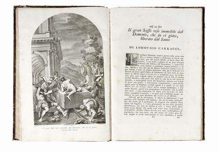  Zanotti Giampietro : Il claustro di San Michele in Bosco di Bologna de' monaci Olivetani dipinto dal famoso Lodovico Carracci e da altri eccellenti maestri usciti dalla sua scuola...  Ludovico Carracci  (Bologna, 1555 - 1619), Jacopo Alessandro Calvi (detto il Sordino)  (Bologna, 1740 - 1815), Giovanni Fabbri, Pio Panfili  (Porto San Giorgio, 1723 - Bologna, 1812)  - Asta Grafica & Libri - Libreria Antiquaria Gonnelli - Casa d'Aste - Gonnelli Casa d'Aste