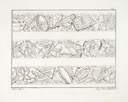  Antonio Basoli  (Castelguelfo, 1774 - Bologna, 1848) : Raccolta di diversi ornamenti per uso degli amatori e studiosi delle Belle arti del disegno atti a decorare convenientemente camere, scene, quadri storici...  - Asta Grafica & Libri - Libreria Antiquaria Gonnelli - Casa d'Aste - Gonnelli Casa d'Aste