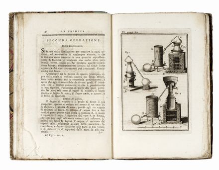  Poncelet Polycarpe : La chimica del gusto e dell'odorato, o sia l'arte di comporre facilmente e con poca spesa i liquori da bere e le acque odorose, con un metodo nuovo per fare i liquori fini senza acquavite.  - Asta Grafica & Libri - Libreria Antiquaria Gonnelli - Casa d'Aste - Gonnelli Casa d'Aste