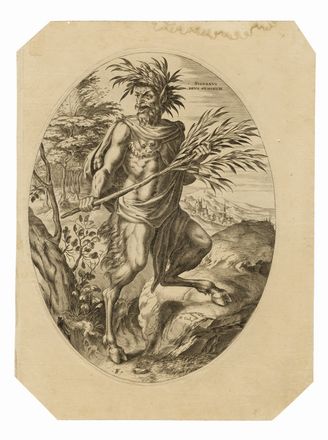  Cornelis Cort  (Hoorn, 1533 - Roma, 1578) : Gli dei pastori.  - Auction Graphics & Books - Libreria Antiquaria Gonnelli - Casa d'Aste - Gonnelli Casa d'Aste