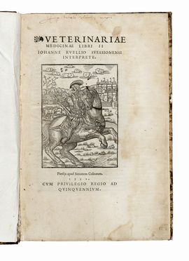  Ruel Jean : Veterinariae medicinae libri II.  - Asta Grafica & Libri - Libreria Antiquaria Gonnelli - Casa d'Aste - Gonnelli Casa d'Aste