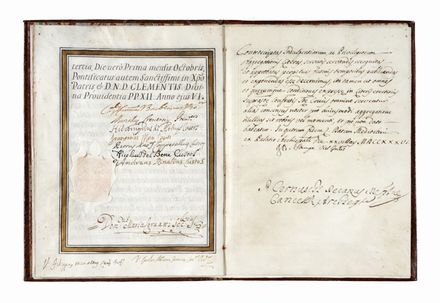 Nomina a procuratore aggregato della Confraternita di S. Francesco. Religione  - Auction Graphics & Books - Libreria Antiquaria Gonnelli - Casa d'Aste - Gonnelli Casa d'Aste
