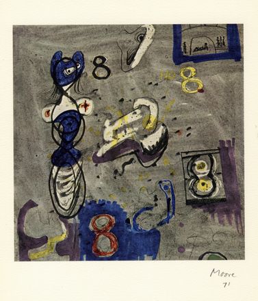 Lotto composto di 23 incisioni per BolaffiArte.  Piero Dorazio  (Roma, 1927 - Todi, 2005), Henry Moore  (Castleford, 1898 - Much Hadham, 1986), Eugenio Carmi  (Genova, 1920), Ibrahim Kodra  (Ishëm, 1918 - Milano, 2006), Joan Miró  (Montroig, 1893 - Palma di Majorca, 1983), Domenico Cantatore  (Ruvo di Puglia,  - Parigi, 1998), Arturo Carmassi  (Lucca, 1925 - Fucecchio, 2015), Bruno Caruso  (Palermo, 1927 - Roma, 2018), Riccardo Tommasi Ferroni  (Pietrasanta, 1934 - Pieve di Camaiore, 2000), Giuliano Vangi  (Barberino di Mugello, 1931), Franco Gentilini  (Faenza, 1909 - Roma, 1981)  - Asta Grafica & Libri - Libreria Antiquaria Gonnelli - Casa d'Aste - Gonnelli Casa d'Aste