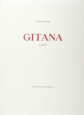 Francesco Messina  (Linguaglossa, 1900 - Milano, 1995) : Gitana. Sei pastelli.  - Auction Graphics & Books - Libreria Antiquaria Gonnelli - Casa d'Aste - Gonnelli Casa d'Aste