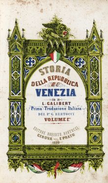  Galibert Lon : Storia della Repubblica di Venezia... Volume primo (-secondo). Storia locale, Figurato, Storia, Diritto e Politica, Collezionismo e Bibliografia  - Auction Graphics & Books - Libreria Antiquaria Gonnelli - Casa d'Aste - Gonnelli Casa d'Aste