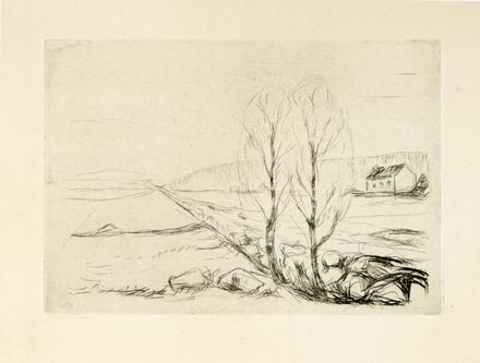  Hermann Struck : Die Kunst des Radirerens...  Edvard Munch  (Loten, 1863 - Oslo, 1944), Paul Baum, Max Liebermann  (Berlino, 1847 - 1935)  - Asta Grafica & Libri - Libreria Antiquaria Gonnelli - Casa d'Aste - Gonnelli Casa d'Aste
