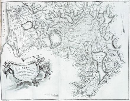  Ximenes Leonardo [e altri] : Piano di operazioni idrauliche per ottenere la massima depressione del lago di Sesto o sia di Bientina.  Ruggiero Giuseppe Boscovich  (Ragusa, 1711 - Milano, 1787)  - Asta Grafica & Libri - Libreria Antiquaria Gonnelli - Casa d'Aste - Gonnelli Casa d'Aste