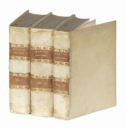  Martini Antonio : Sacra bibbia secondo la volgata... Volume primo (-terzo).  - Asta Grafica & Libri - Libreria Antiquaria Gonnelli - Casa d'Aste - Gonnelli Casa d'Aste