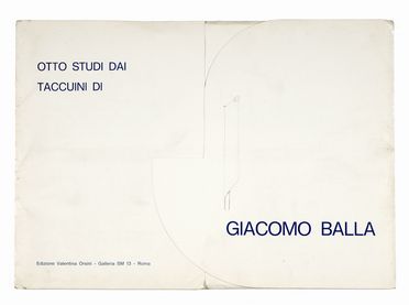  Giacomo Balla  (Torino, 1871 - Roma, 1958) : Otto studi dai taccuini di Giacomo Balla.  - Asta Grafica & Libri - Libreria Antiquaria Gonnelli - Casa d'Aste - Gonnelli Casa d'Aste