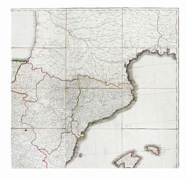  Lopez Thomas : Carte de L'Espagne et du Portugal. Cartografia, Geografia e viaggi  - Auction Graphics & Books - Libreria Antiquaria Gonnelli - Casa d'Aste - Gonnelli Casa d'Aste