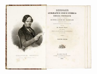  Repetti Emanuele : Dizionario geografico fisico storico della Toscana [...]. Volume primo (-sesto)  - Asta Grafica & Libri - Libreria Antiquaria Gonnelli - Casa d'Aste - Gonnelli Casa d'Aste
