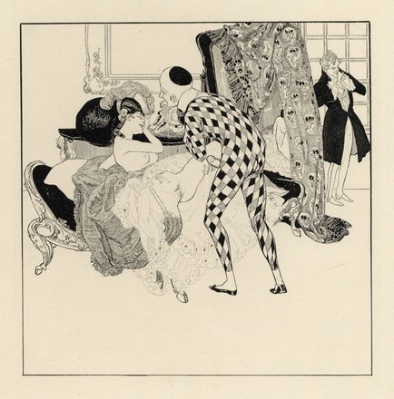 Franz Von Bayros (detto Choisy Le Conin)  (Agram, 1866 - Vienna, 1924) : Lotto composto di 11 tavole da Erzählungen am Toilettentische von Choisy Le Conin.  - Asta Grafica & Libri - Libreria Antiquaria Gonnelli - Casa d'Aste - Gonnelli Casa d'Aste