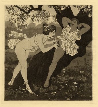  Emil Sartori : Lotto composto di 6 tavole da Die Bonbonnière.  - Asta Grafica & Libri - Libreria Antiquaria Gonnelli - Casa d'Aste - Gonnelli Casa d'Aste