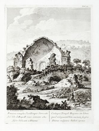  Paoli Paolo Antonio : Avanzi delle antichità esistenti a Pozzuoli Cuma e Baia Antiquitatum Puteolis Cumis Baiis existentium reliquiae...  Giovanni Volpato  (Bassano del Grappa, 1735 - Roma, 1803), Antonio Cardon, Francesco La Marra  (Martina Franca, 1728 - Napoli, 1787)  - Asta Grafica & Libri - Libreria Antiquaria Gonnelli - Casa d'Aste - Gonnelli Casa d'Aste