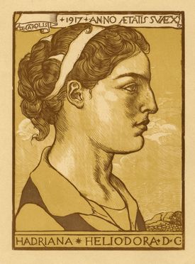  Adolfo De Carolis  (Montefiore dell'Aso, 1874 - Roma, 1928) : Lotto composto di 2 incisioni.  - Auction Graphics & Books - Libreria Antiquaria Gonnelli - Casa d'Aste - Gonnelli Casa d'Aste