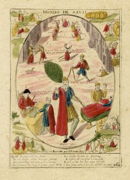  per il Remondini In Bassano : Mondo de savii / Mondo de pazzi.  - Auction Graphics & Books - Libreria Antiquaria Gonnelli - Casa d'Aste - Gonnelli Casa d'Aste