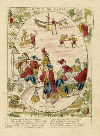  per il Remondini In Bassano : Mondo de savii / Mondo de pazzi.  - Auction Graphics & Books - Libreria Antiquaria Gonnelli - Casa d'Aste - Gonnelli Casa d'Aste