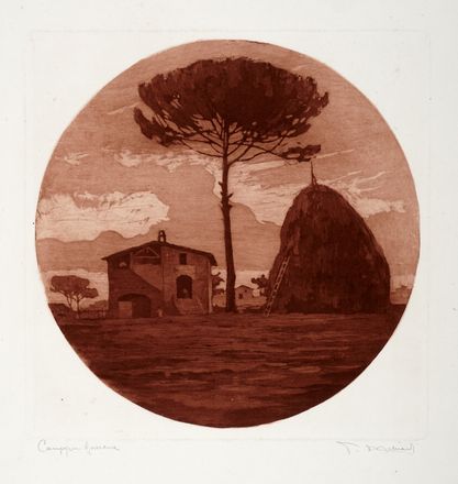  Pietro D'Achiardi  (Pisa, 1879 - Roma, 1940) : Lotto composto di 2 incisioni.  - Auction Graphics & Books - Libreria Antiquaria Gonnelli - Casa d'Aste - Gonnelli Casa d'Aste