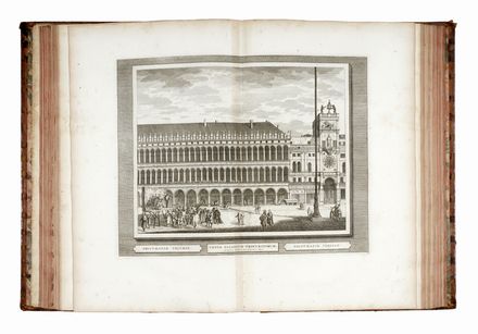  Haak Cornelius : [Ves des Palais, Batimens celebres, Places, Mascarades, et Autres Beauts Singulieres de la Ville de Vnise]. Veduta  Pieter Van der Aa  - Auction Graphics & Books - Libreria Antiquaria Gonnelli - Casa d'Aste - Gonnelli Casa d'Aste