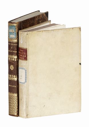  Beccaria Cesare : Dei delitti e delle pene. Edizione sesta. Di nuovo corretta ed accresciuta del trattato de Tormentise delle meditazioni sopra la felicità...  - Asta Grafica & Libri - Libreria Antiquaria Gonnelli - Casa d'Aste - Gonnelli Casa d'Aste