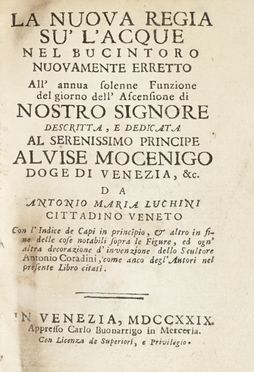 Lotto composto di 7 opere su Venezia o stampate a Venezia. Storia locale, Storia, Diritto e Politica  - Auction Graphics & Books - Libreria Antiquaria Gonnelli - Casa d'Aste - Gonnelli Casa d'Aste