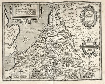  Abraham Ortelius  (Anversa, 1527 - 1598) : Lotto di undici carte geografiche di Olanda e Belgio.  - Asta Grafica & Libri - Libreria Antiquaria Gonnelli - Casa d'Aste - Gonnelli Casa d'Aste