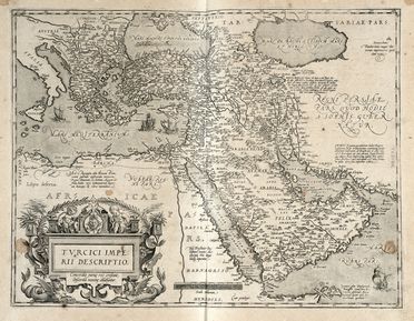  Abraham Ortelius  (Anversa, 1527 - 1598) : Lotto di otto carte geografiche di Turchia e Persia.  - Asta Grafica & Libri - Libreria Antiquaria Gonnelli - Casa d'Aste - Gonnelli Casa d'Aste
