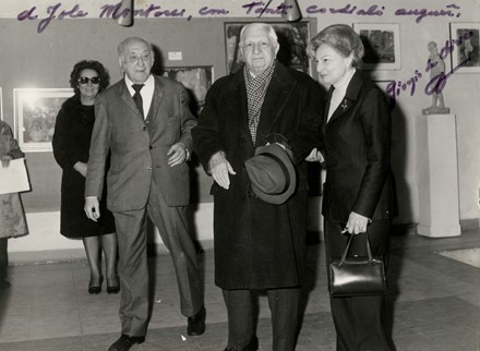  De Chirico Giorgio : Dedica autografa firmata e disegno su carta.  - Asta Grafica & Libri - Libreria Antiquaria Gonnelli - Casa d'Aste - Gonnelli Casa d'Aste