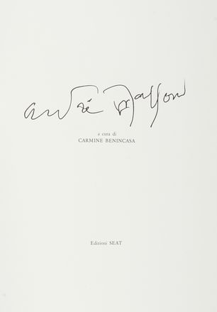 Benincasa Carmine : André Masson. Libro d'Artista  Jean-Paul Sartre  - Auction Graphics & Books - Libreria Antiquaria Gonnelli - Casa d'Aste - Gonnelli Casa d'Aste