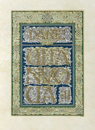  Alighieri Dante : La Vita nuova. Dantesca, Facsimili  - Auction Graphics & Books - Libreria Antiquaria Gonnelli - Casa d'Aste - Gonnelli Casa d'Aste